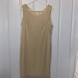 Sparkley gold shimmery dress